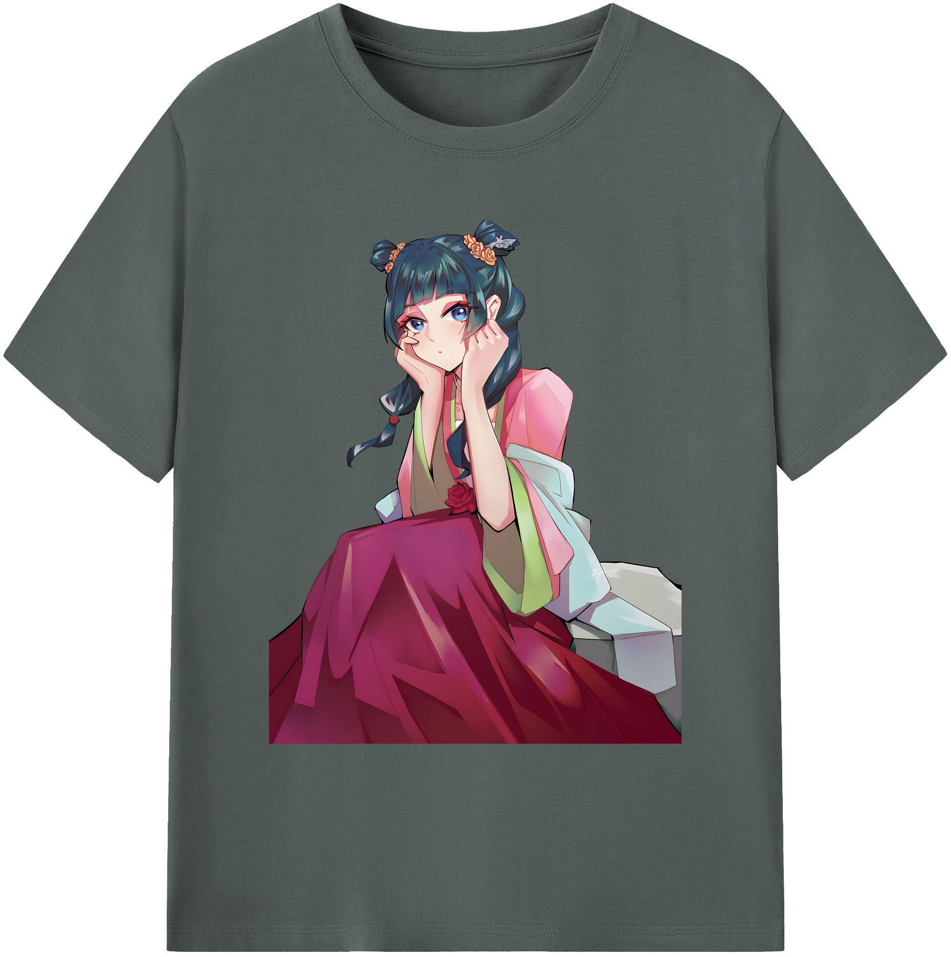 （画像用） 薬屋のひとりごと The Apothecary Diaries 綿100％ メンズ半袖Tシャツ｜肌触りやわらか＆通気性